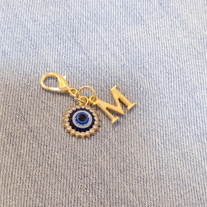 1pc Evil Eye Rhinestone Keychain - Gift, Protection And Good Luck - Fashion Accessory For Car Keys/bag Charms, Ideal Holiday Gift Accessory, Father's Day Gift, Graduation Season Farewell Gift