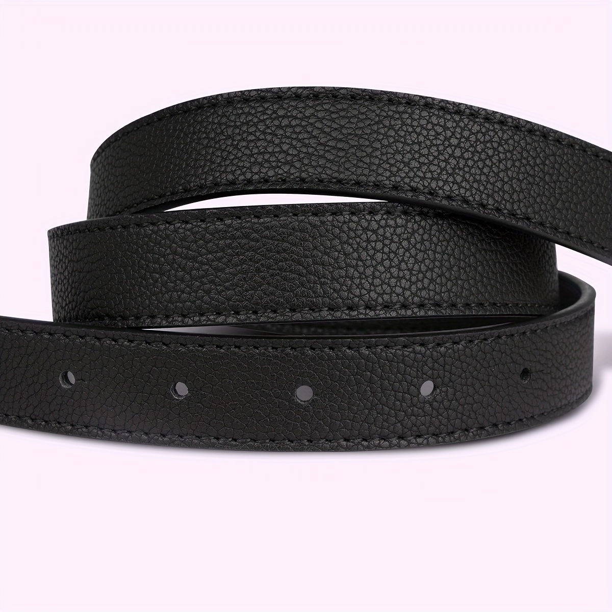 Simple Black Dress Belt