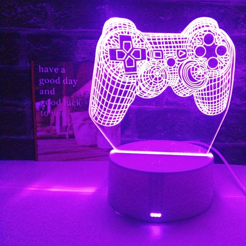 

Veilleuse LED de Manette de Jeu Colorée - Alimentée par USB/Piles, Cadeau Idéal pour les Joueurs