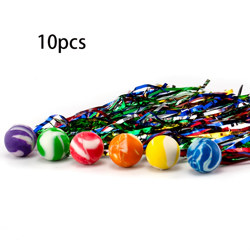 Colorful Streamer Pop Ball Fun Toy Parent Kid Interactive Surprise Gift