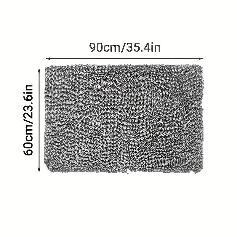 TEMU 1pc/2pcs Dog Door Mat - Suitable For Muddy Claws, Absorbing Moisture And Dirt, Dog Door Mat, Indoor Floor Entrance Indoor Door Mat, Protecting The Floor