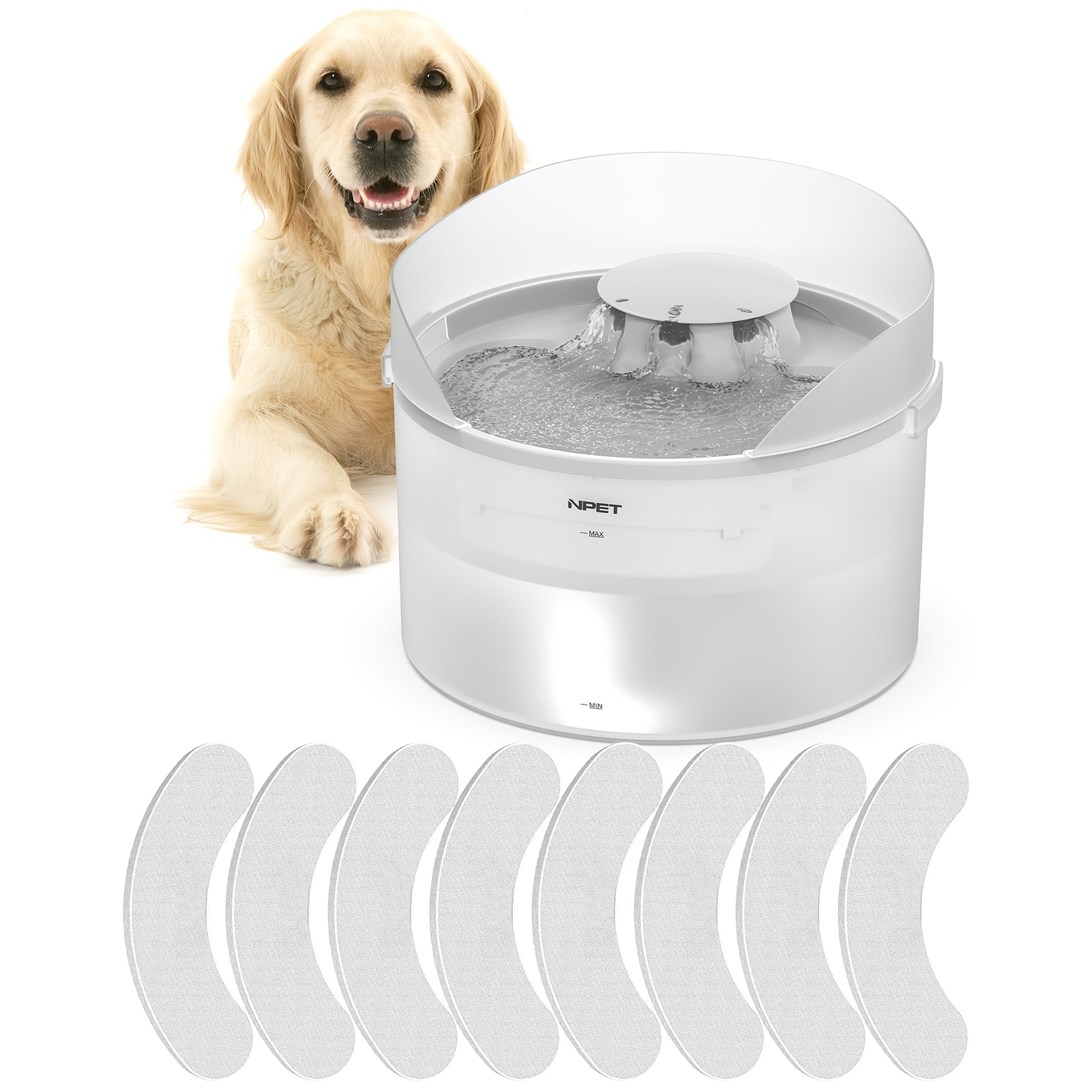 dog fountain filters sold on Temu United States