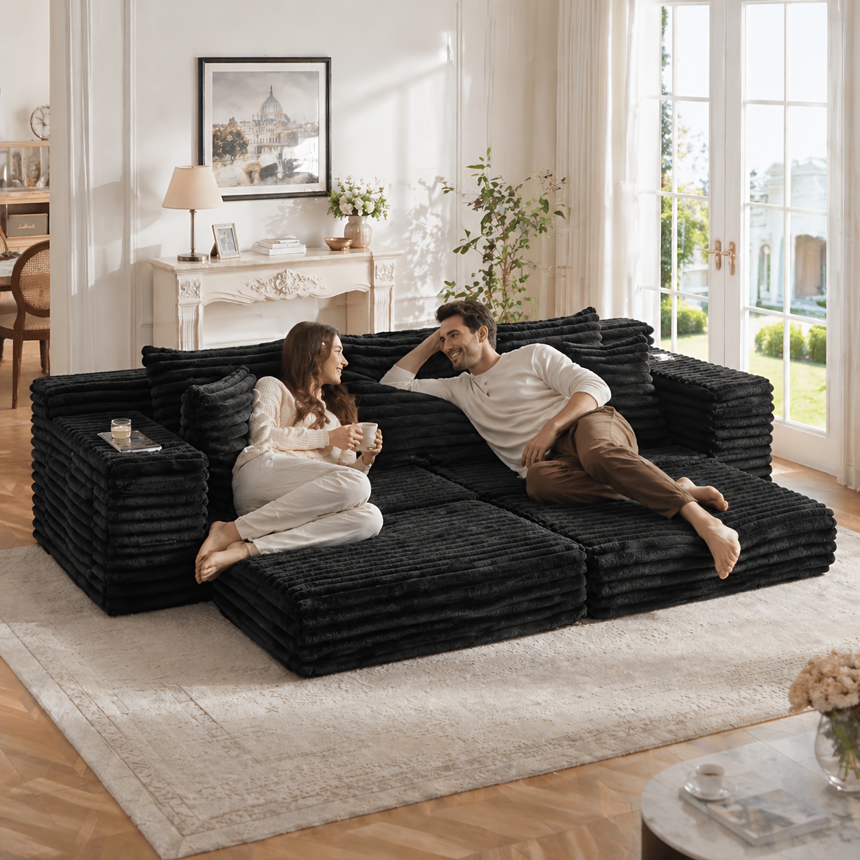 moderner modularer schlafsofa verstellbaren sitzen hoher