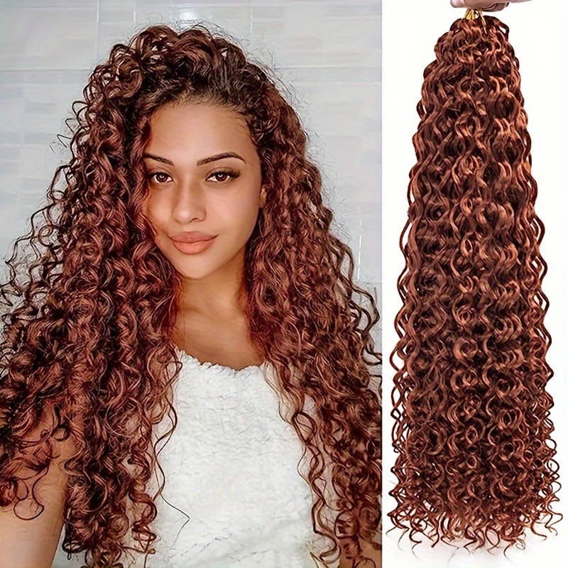 

Get The Stunning Look With 30-inch Long Crochet Hair In Ocean Wave Style, Enhance Your Beauty With Wavy Braiding Hair Synthetic Curly, Perfect For Women (30 Inch, 1 Pack)