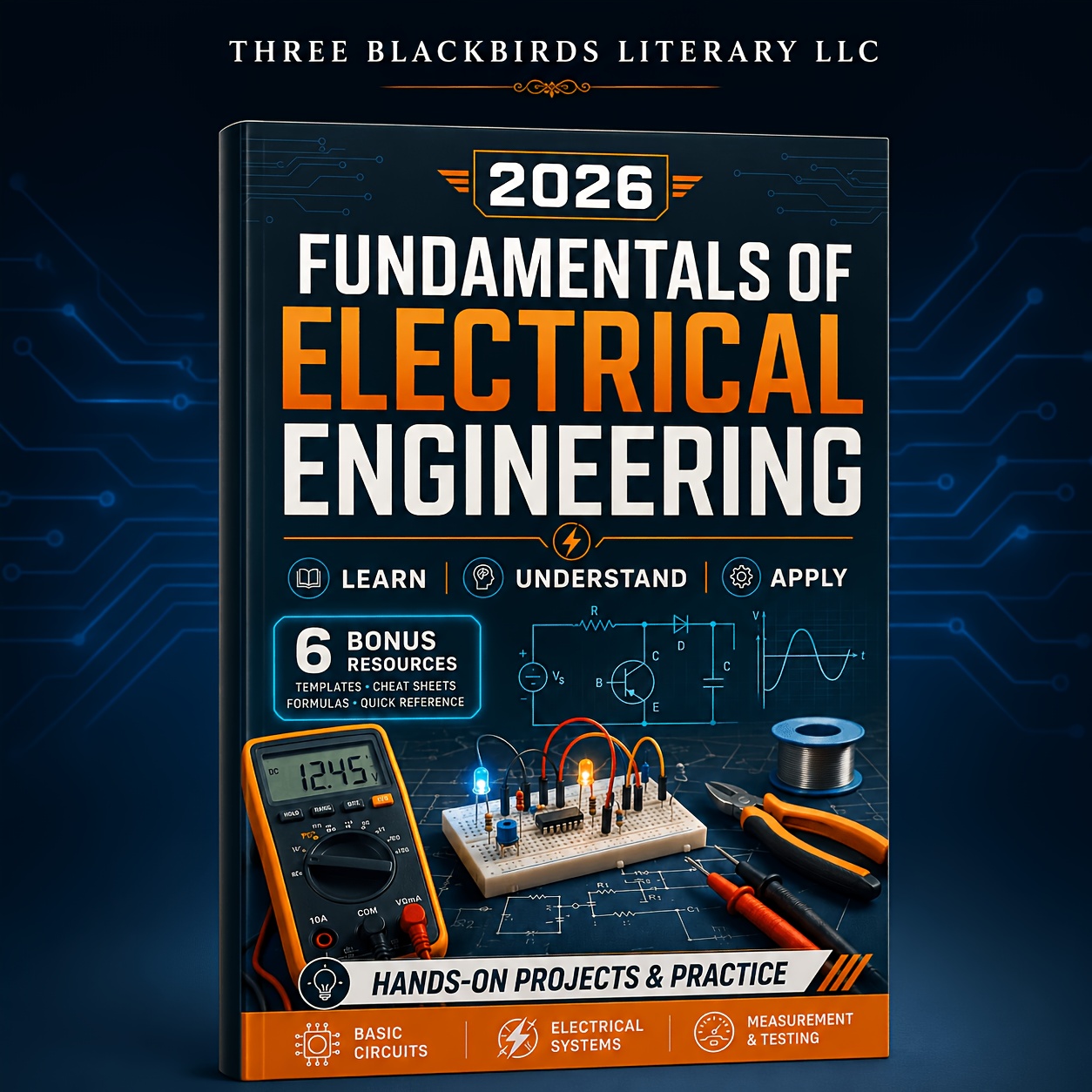 TEMU Electrical Engineering Beginner Guide Book, Circuit Voltage Current Ac Knowledge Textbook With Exercises For Students & Self-learners