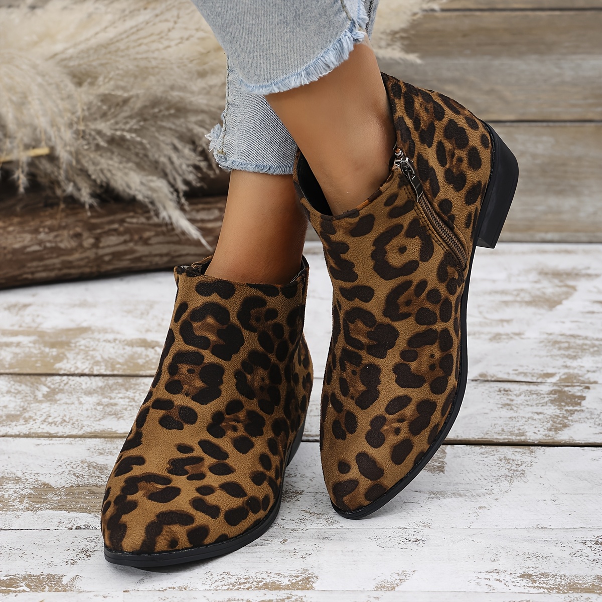 boots leopard steve madden