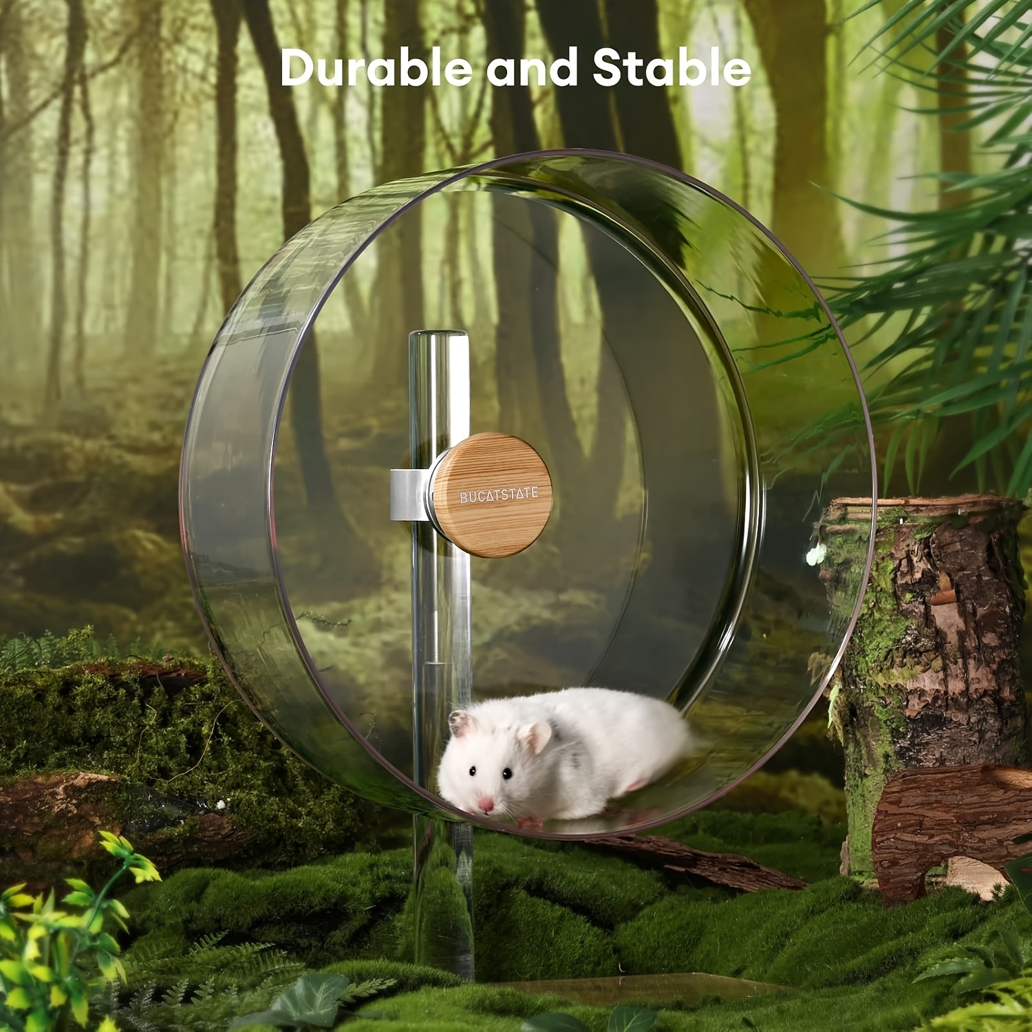 Silent Adjustable Hamster Running Wheel