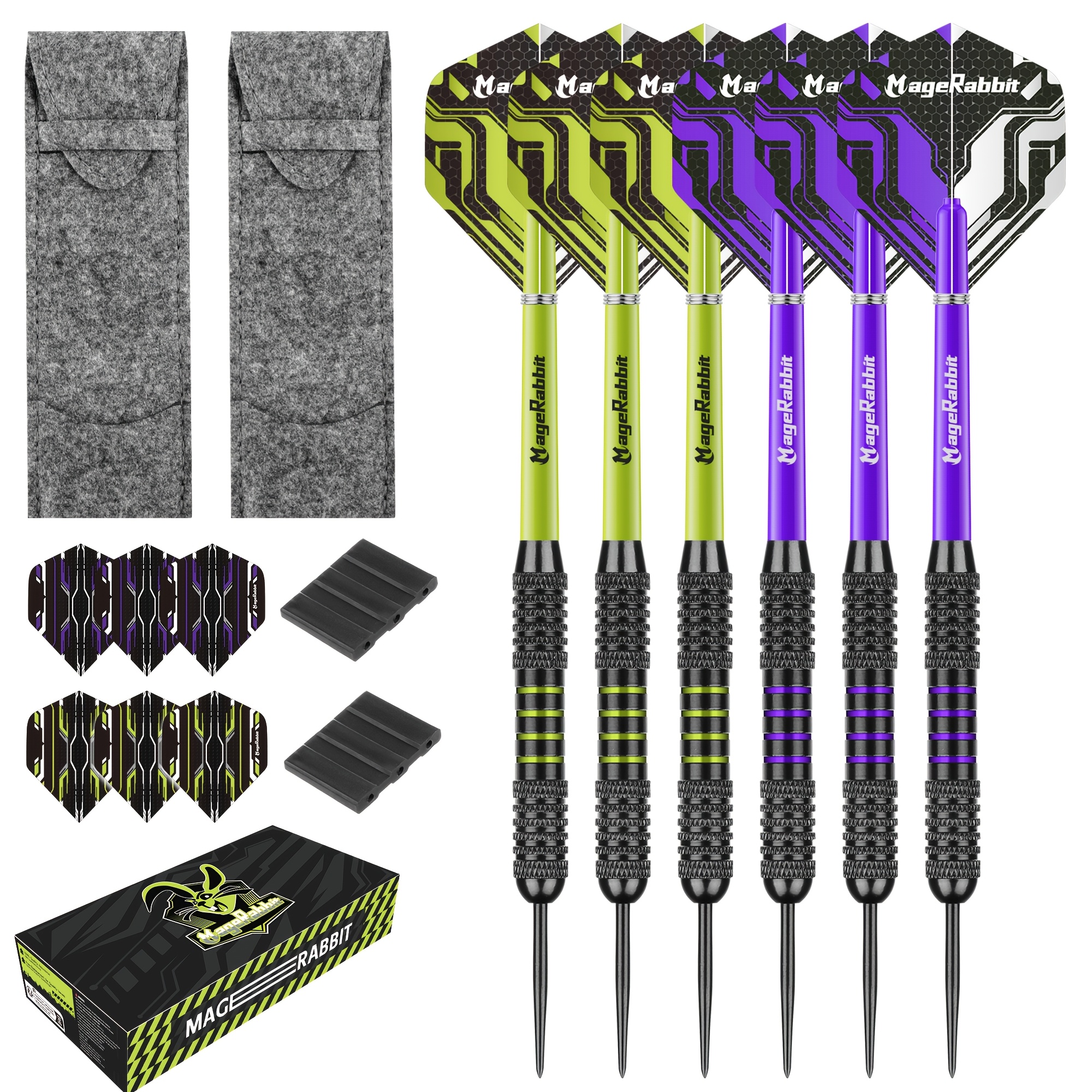 TEMU Magerabbit 20G Darts, 6er Set Profi Darts