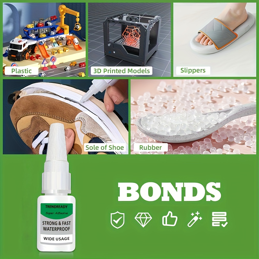 4pcs heavy duty super   fast drying clear waterproof   strong for   metal ceramic leather pvc suitable for diy crafts   nail shoe repairs multi   Product details 2