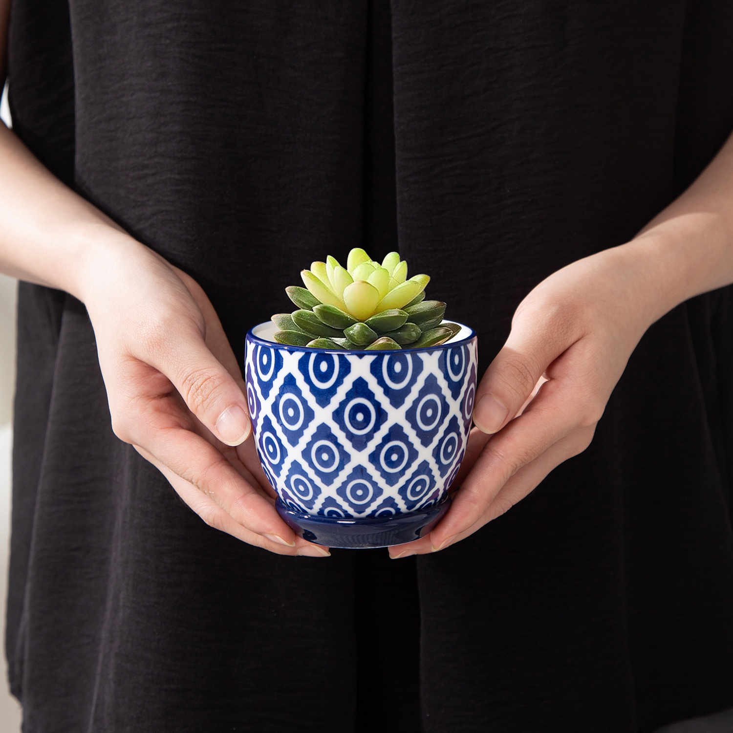 potted faux plant 8 Artificial Mini Potted Plants
