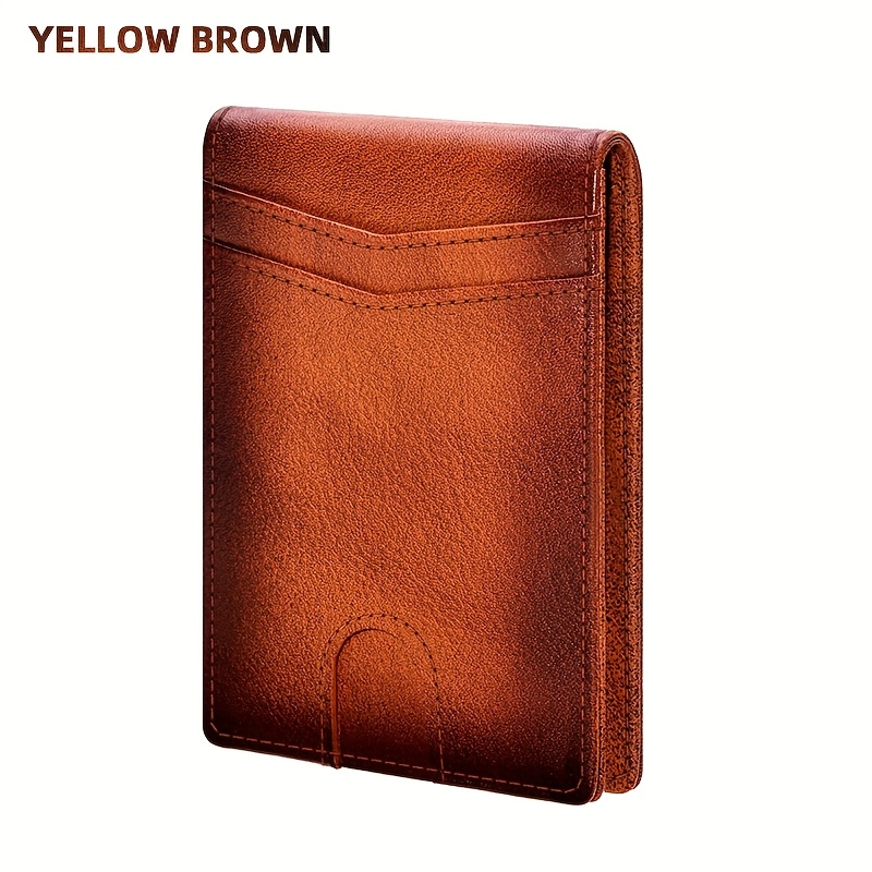 Image of Genuine Leather Men's Billfold Wallet N2039m