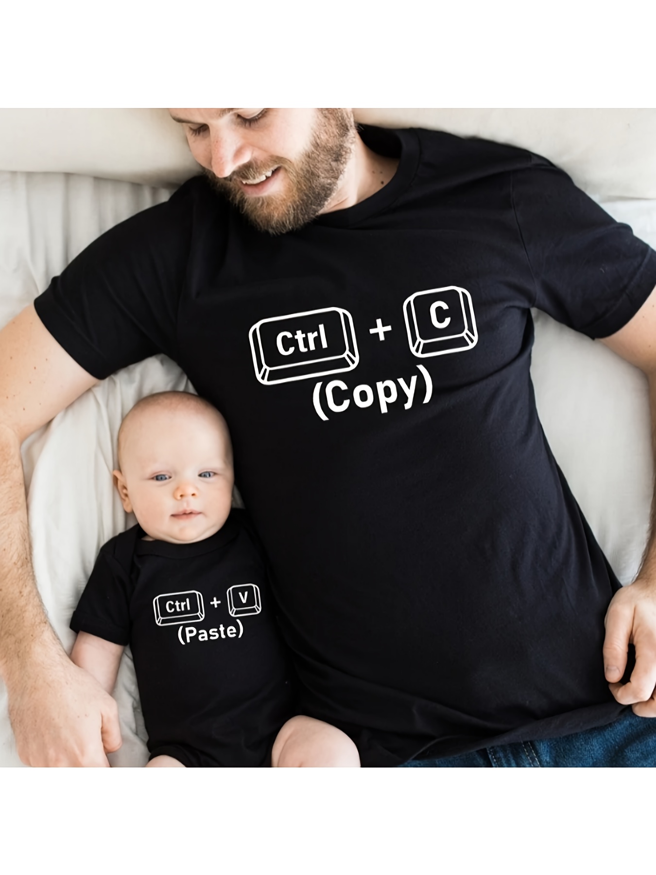 Matching Retro Copy Paste Shirts, Ctrl C: Father's Day Gift