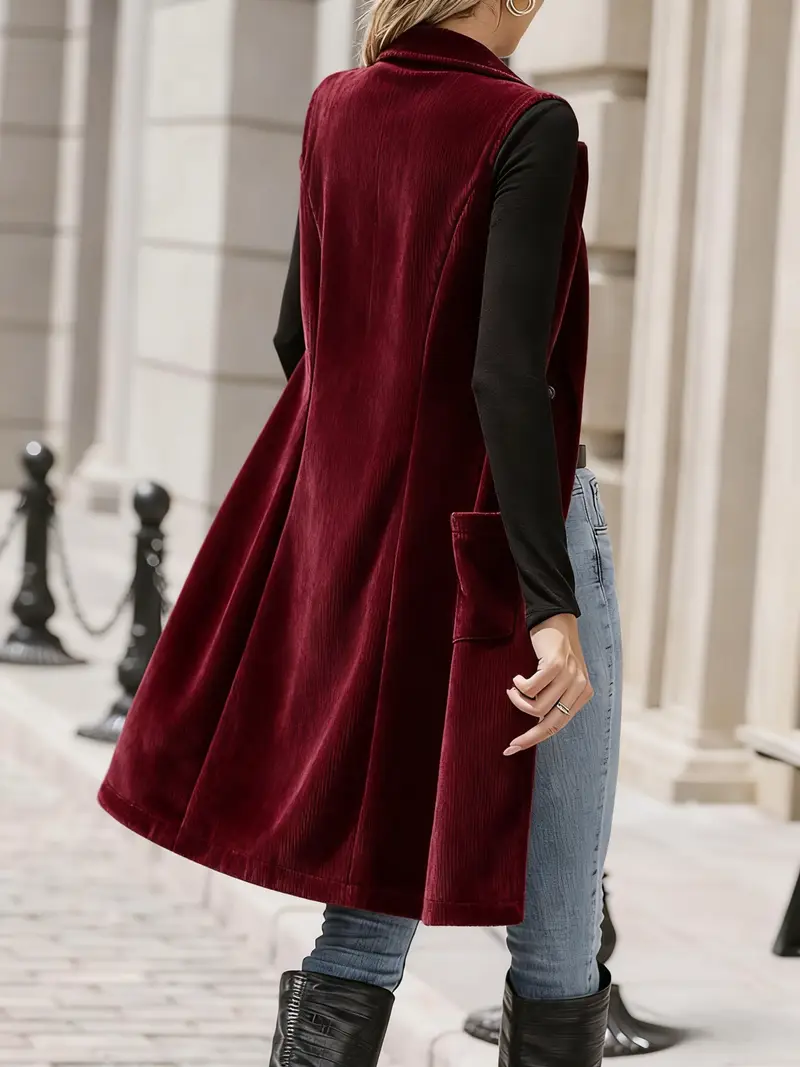 european corduroy suit vest women fit Australia