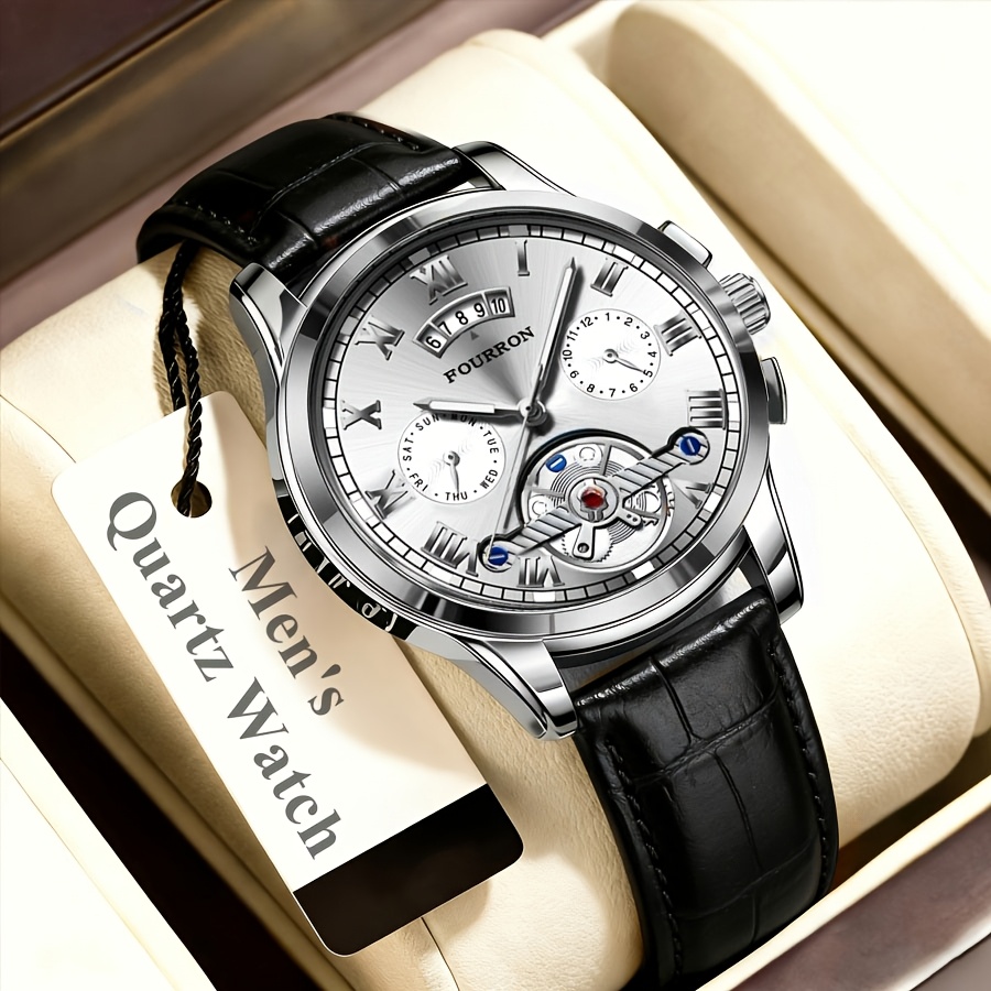 Fully Automatic Quartz Watch with Minimalist Design