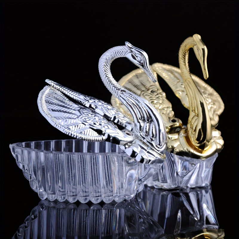 

Elegant Swan-shaped Plastic Gift Box - Party Favors, Wedding Decor & Birthday Celebrations