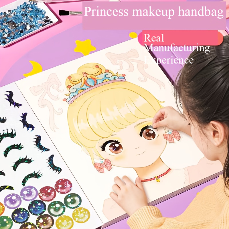 open lace back dress Mideer 3-in-1 Princess Dress-Up & Makeup Set Gift Toy – DIY Fantasy Play with Outfits & Gems