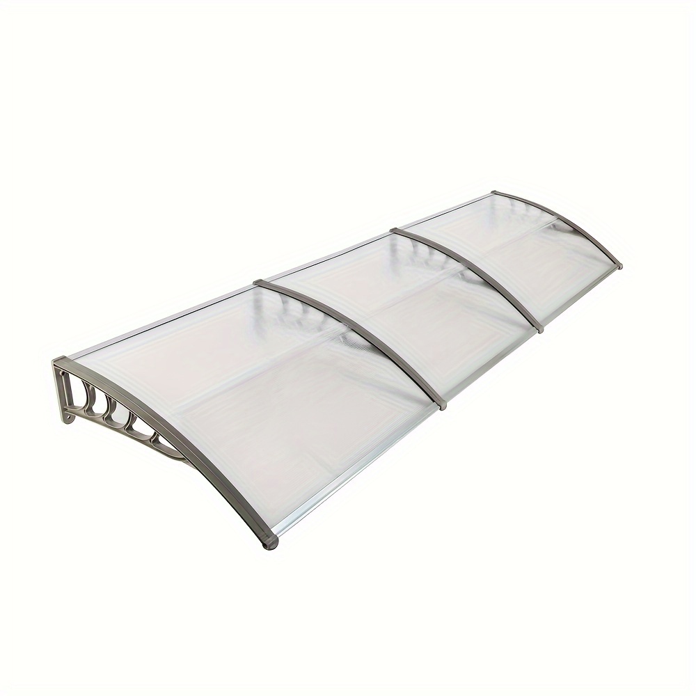 

Ht-300 X 100 Household Application Door & Window Rain Cover Eaves Transparent Board & Gray Holder