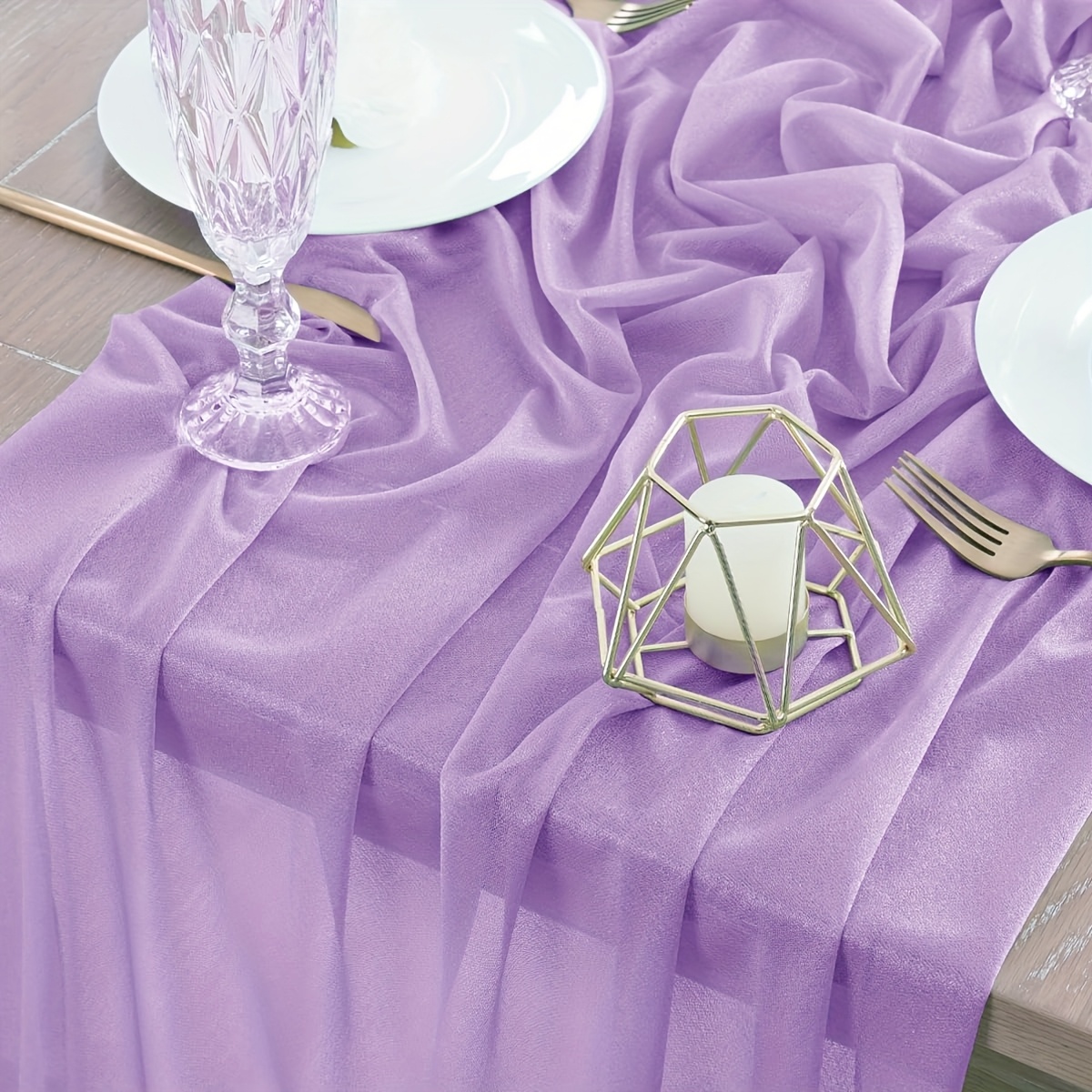 TEMU 1pc Wedding Table Runner Artificial Carpet Tablecloth For Baby Shower Cloth Birthday Party Banquet Family Dinner Outdoors Tabletop Decoration