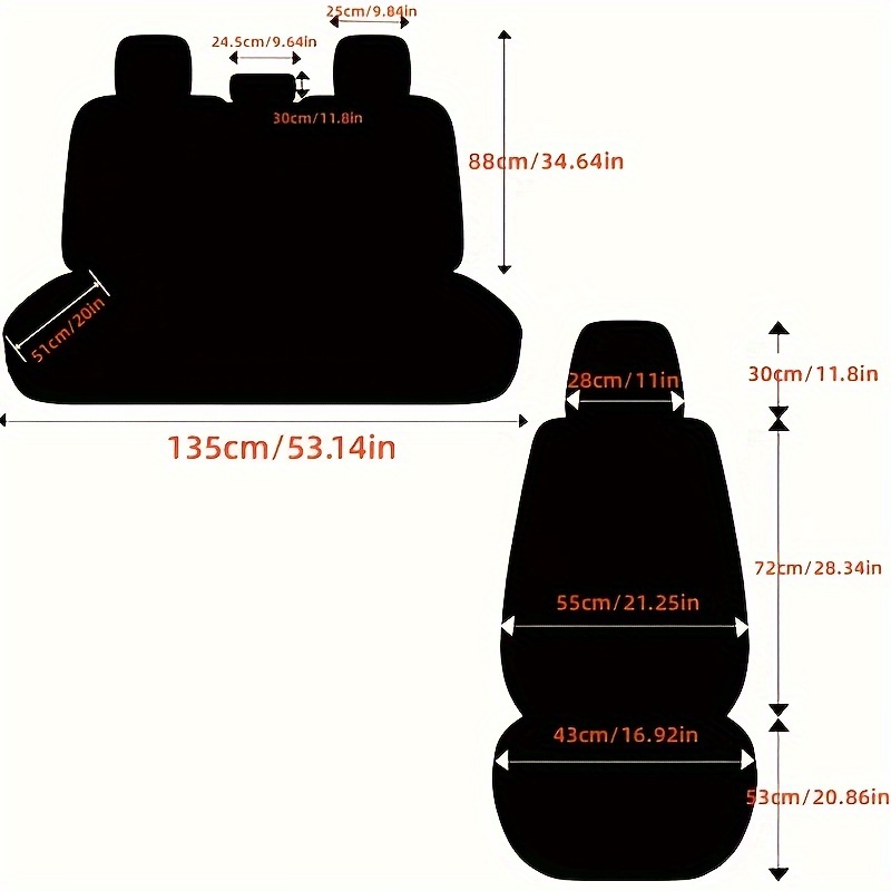 2024 new full seat luxury around seat covers mens auto Temu