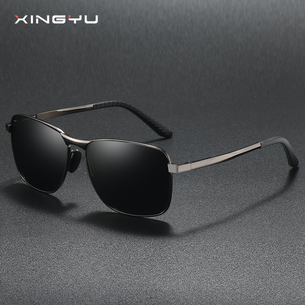 

Men's Polarized Fashion Glasses, Square Spring Leg, Outdoor Cycling, Fishing, Sports Glasses