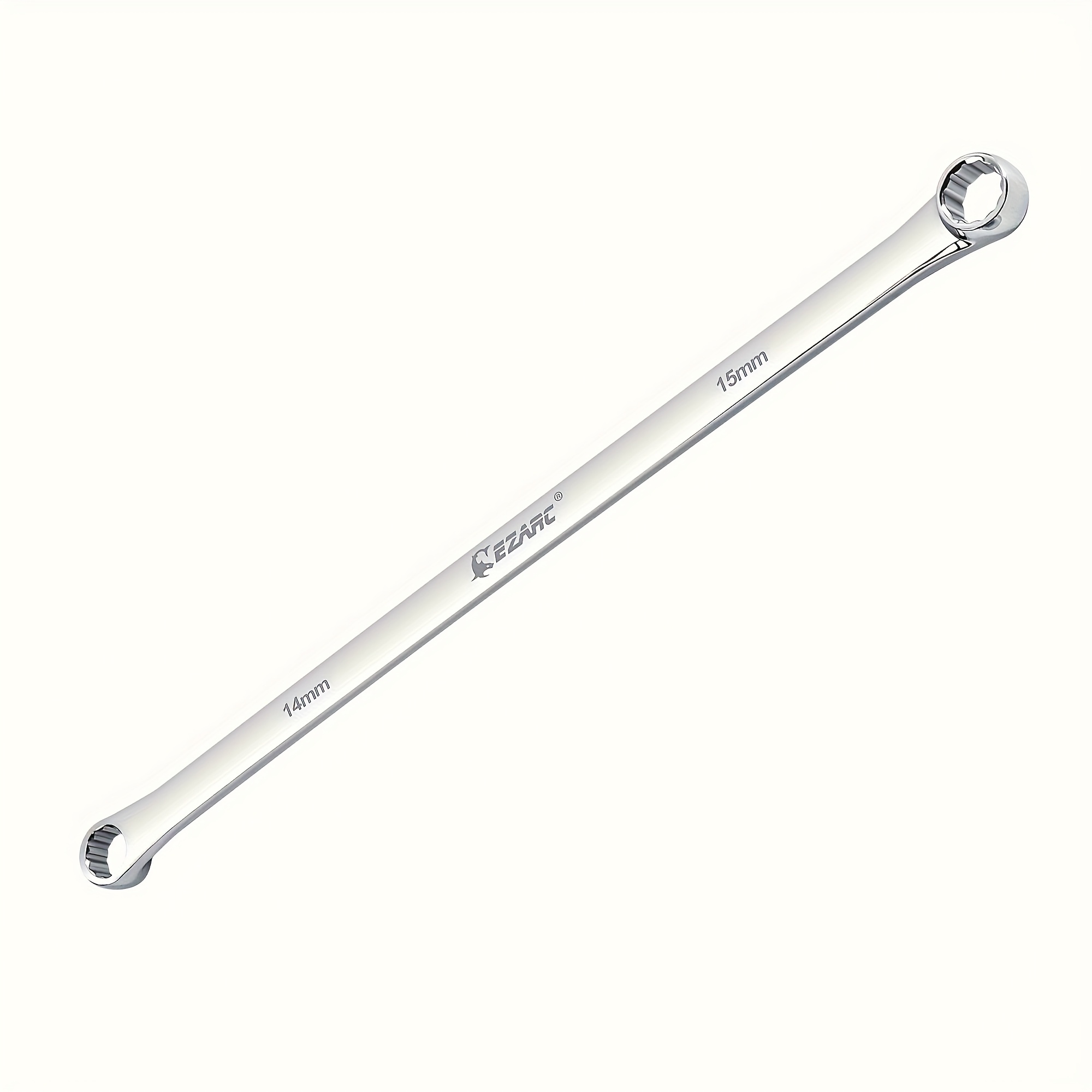 TEMU 1pc Ezarc Ultra-long Double Ring Head Wrench | Metric Sizes (8, 9-11, 12-13, 14-15, 18-19mm) For Industrial Machinery, Bicycle & Automotive