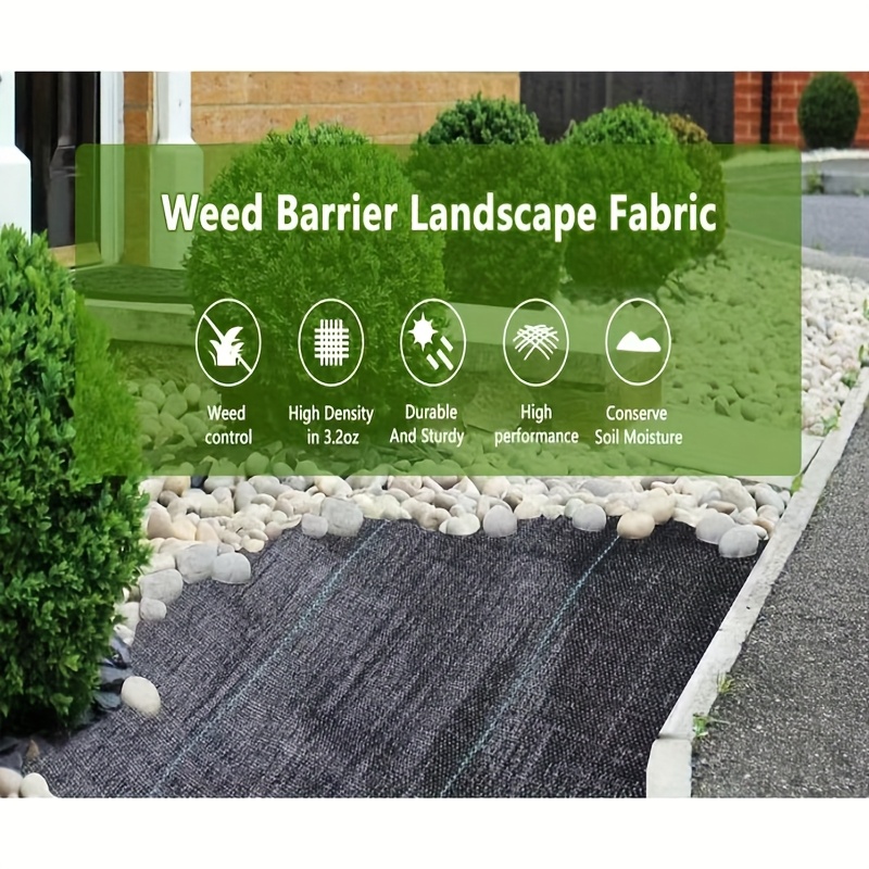 100m/3937in, 200m/7874in, 500m/19685in, Orchard Weed Prevention Cloth, Horticulture Weed Prevention Cloth, Greenhouse Greenhouse Film, Garden Weed Barrier, Garden Moss Prevention, Black PE Forest Weed Prevention