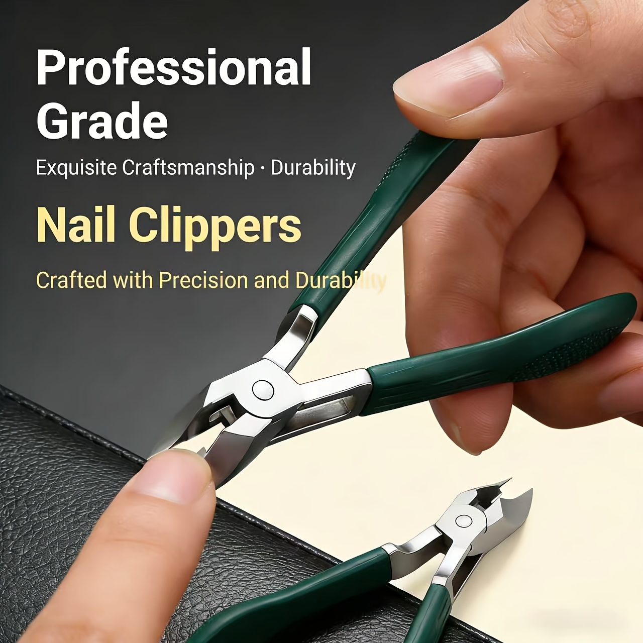 Single Pack of Heavy-Duty Toe Clippers for Thick Nails