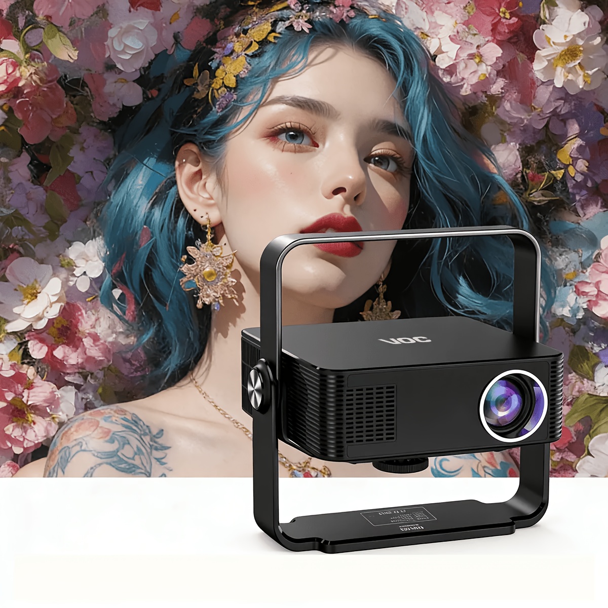Image of High-end Smart Projector Support 4k Local 1080p, Compact Premium With Wireless , Auto Keystone Correction And Viewing Experience