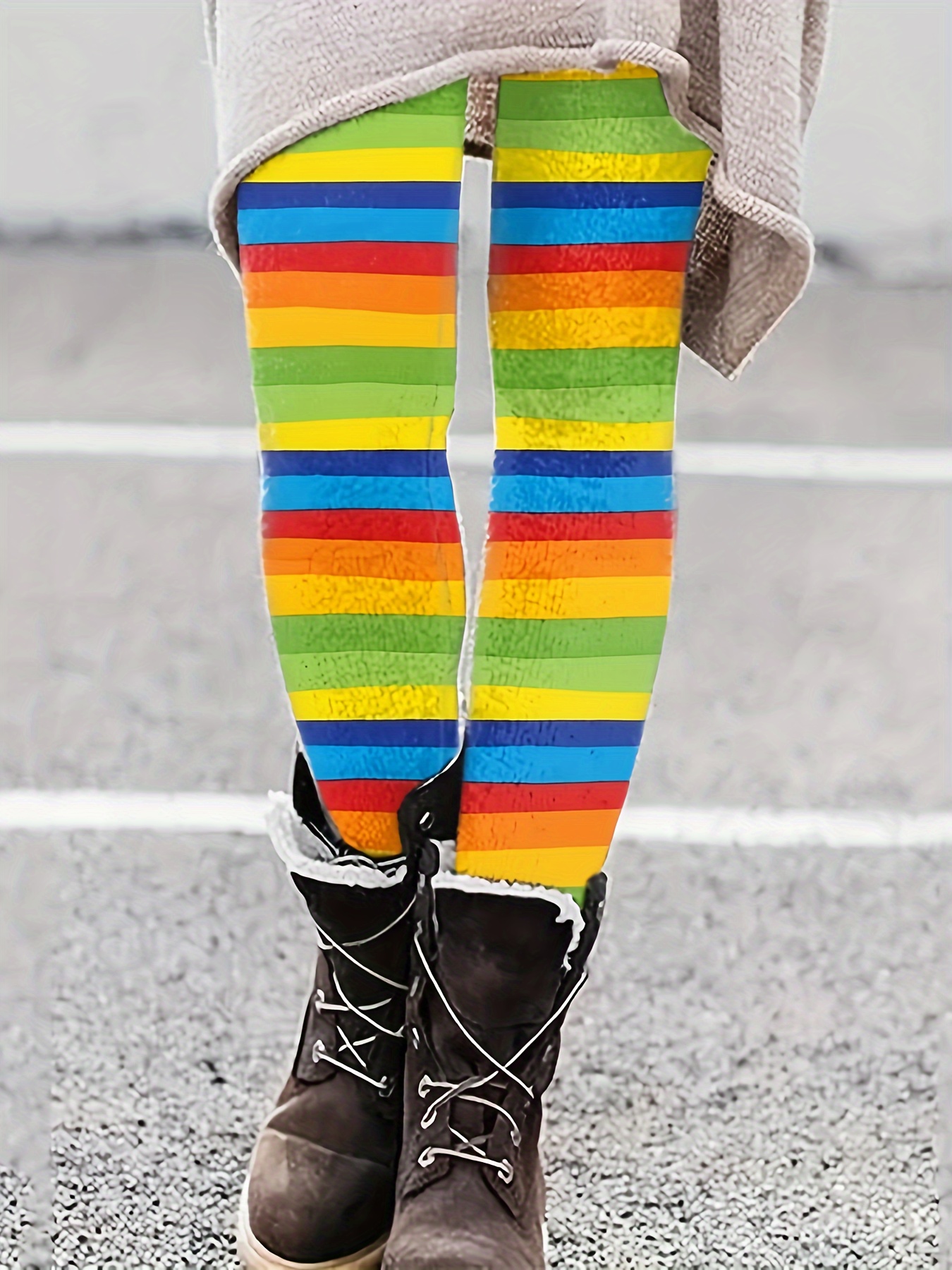Rainbow Leggings - Temu Canada