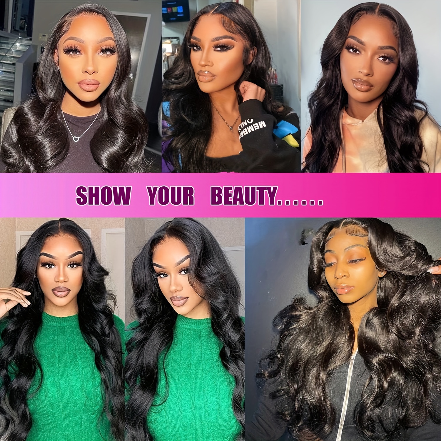 body   bundles with closure 100   brazilian body wave human hair weave with 4x4 free part lace closure   details 1
