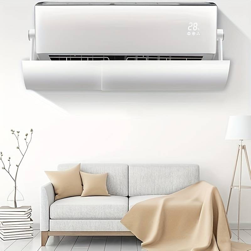 Deflettore Parabrezza Per Aria Condizionata – Aletta Regolabile Per Climatizzatori A Parete – Anti Soffio Diretto, Fori Fitti, Facile Da Montare