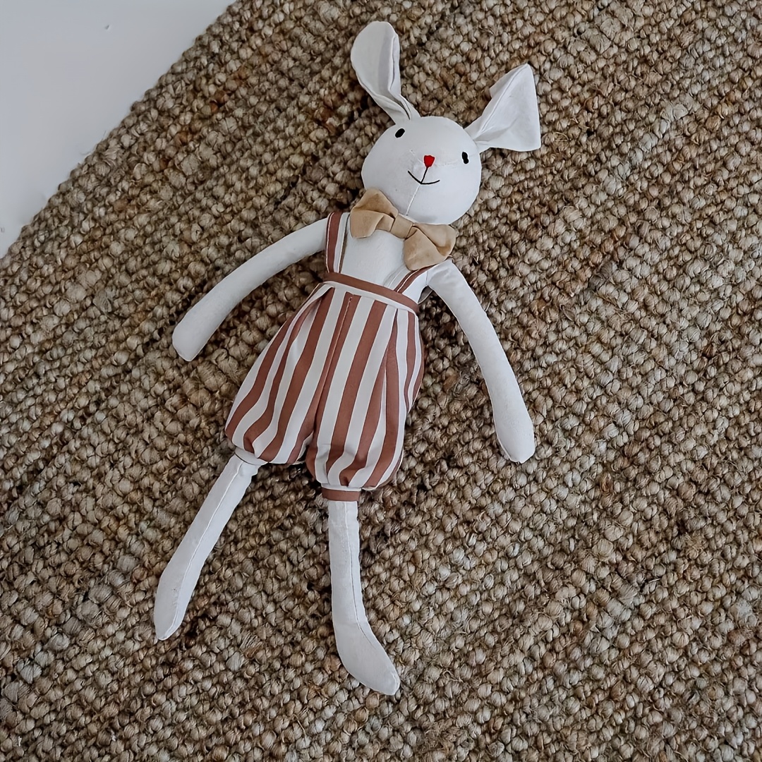 Image of Nordic Style Creative Cute Bunny Doll Fabric Simulation Animal Doll Doll Plush Doll Toy Birthday Gift Easter Bunny Christmas Room Decoration