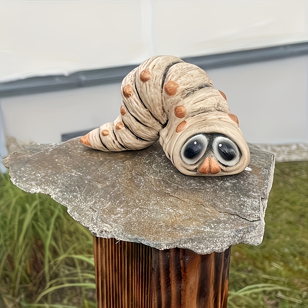 

Room Decor 1pc Resin Statue, Garden Ornament, Creative Small Animal , Ideal For Yard, Lawn, , Halloween Decor