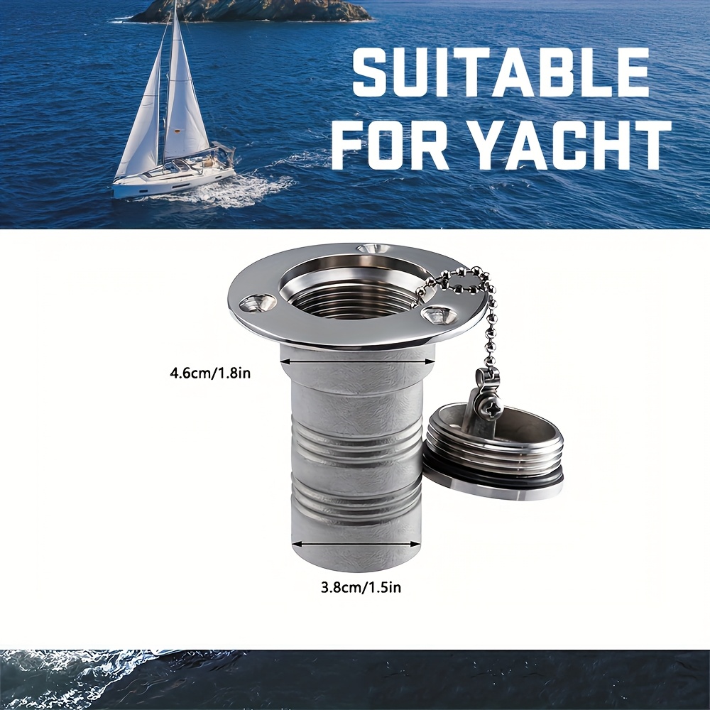 Bouchon de réservoir carburant 50 mm en inox pour nable de bateau 50-1