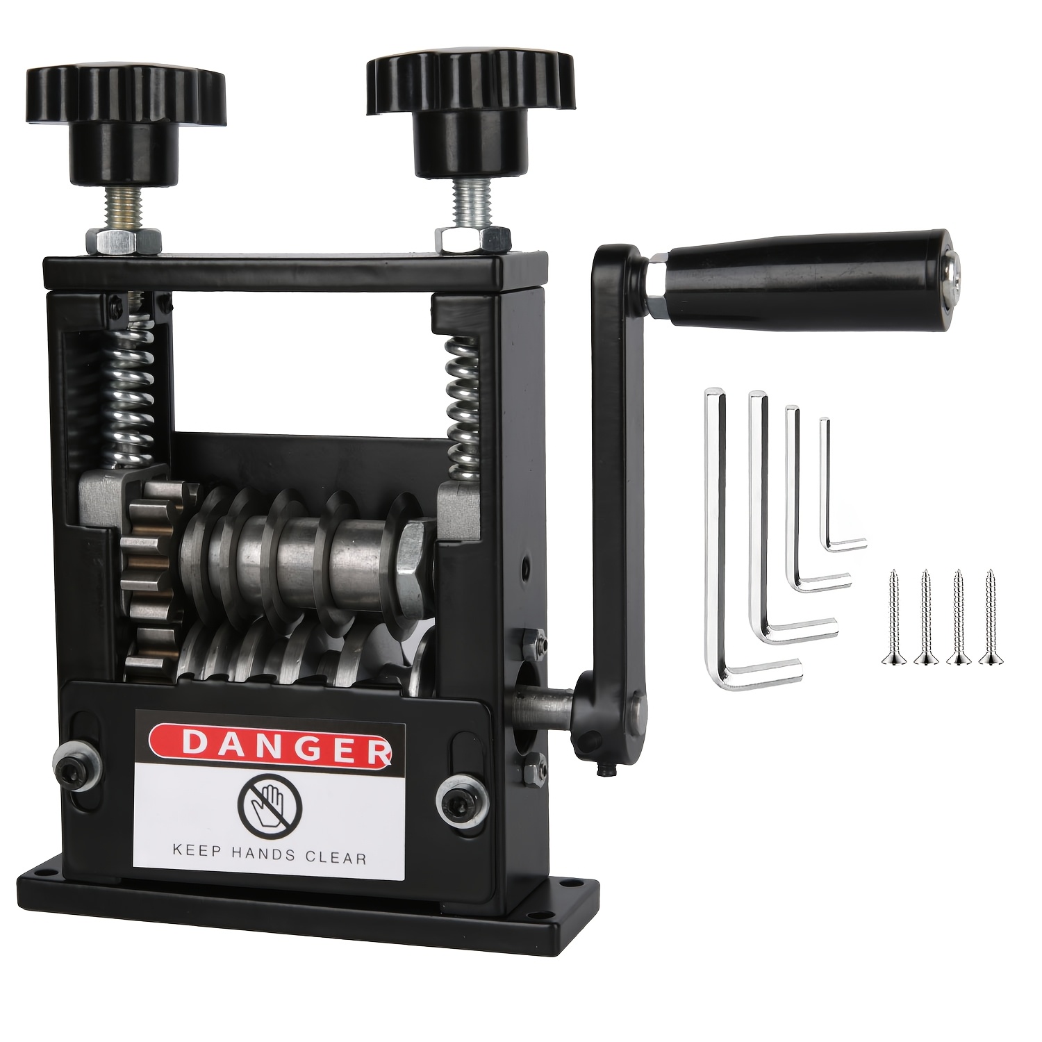 Image of Manual Wire Stripper Machine, Portable Wire Stripping Machine, Wire Stripping Machine Has 6 Feed Channels, For 3-17mm Wire, Suitable For Home Use, Repair Shops, Recycling Work, Tools