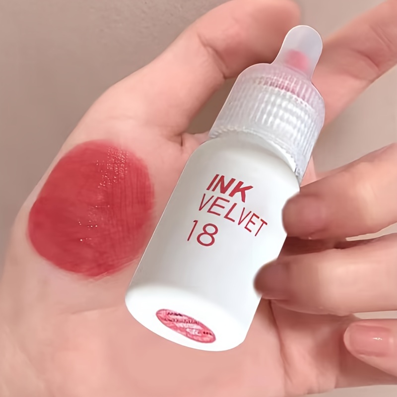 

Ink Velvet Lip Tint - Mirror Lip Glaze, Water Glazed Glass Jelly Lipstick, Long-lasting, Non-sticky, Nude Tones Natural Lip Makeup