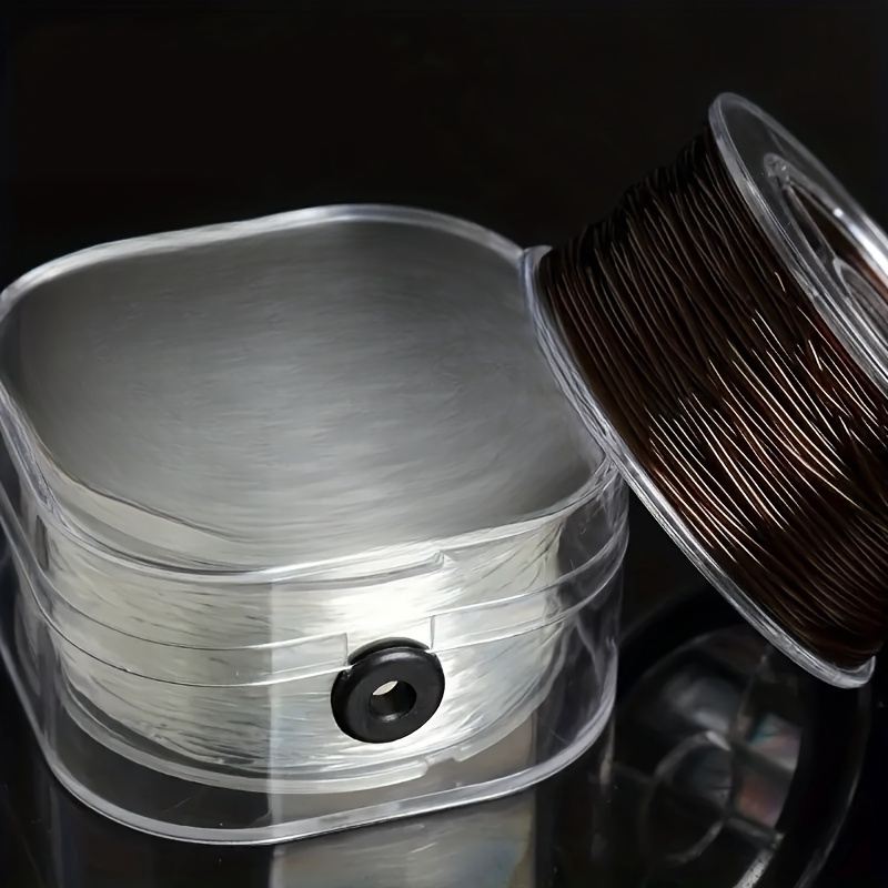 Premium Elastic Beading Cord, 0.8mm Transparent Stretch String for Bracelets