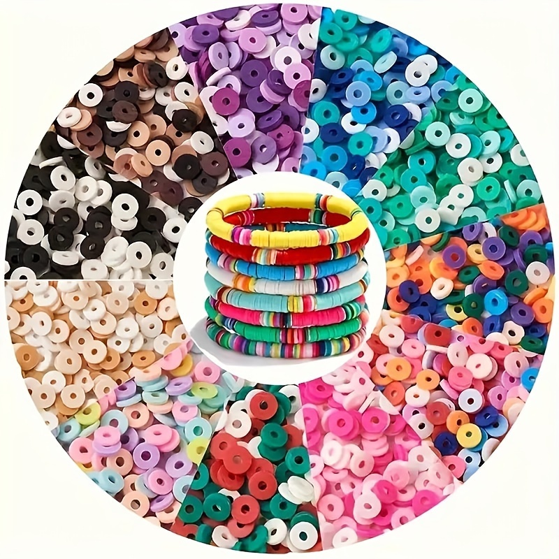 

Lot de 1000 perles en polymère de 6mm de mélangées la de DIY - Parfaites bracelets, , - & de sac à dos - Fournitures de et Halloween