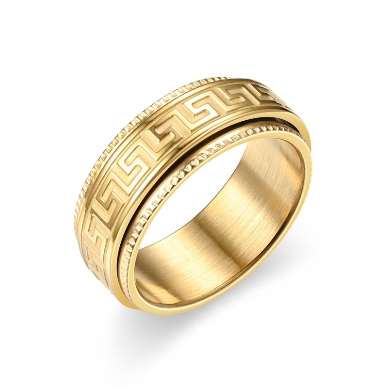 the retro fretwork rotatable ring is   in 3 colors suitable for festivals such as   and christmas   a trendy and personalized accessory Product details 3