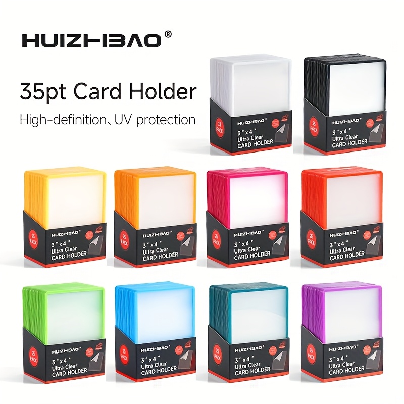 hard cover sleeves for cards Amazon.com: 200 Hard Plastic Card Sleeves, Premium Baseball Card  Protectors, 3