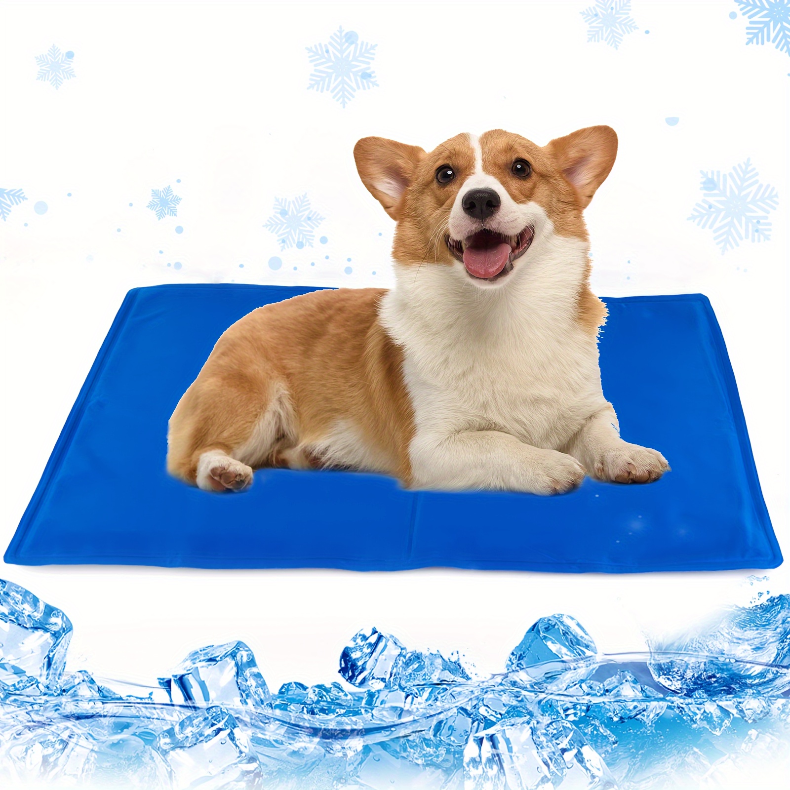 

Dog Cooling Pad, Pet Cooling Pad For Dogs And Cats, Pressure Activated Dog Cooling Pad, No Water Or Refrigeration Required, Non-toxic Gel