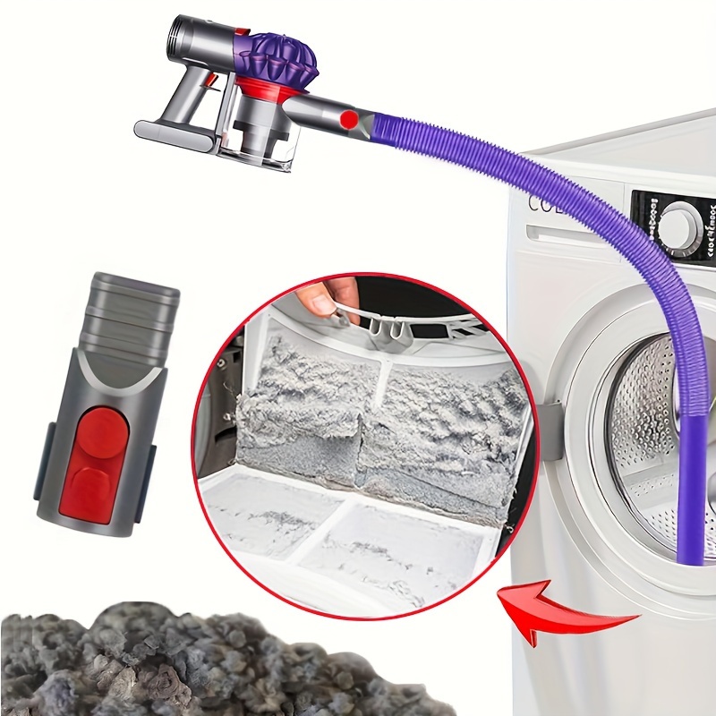 

Dryer Vent Cleaning Kit - Flexible Vacuum Hose Attachment For Models V15, V12, V11, V10, V8, V7 | No Battery Required