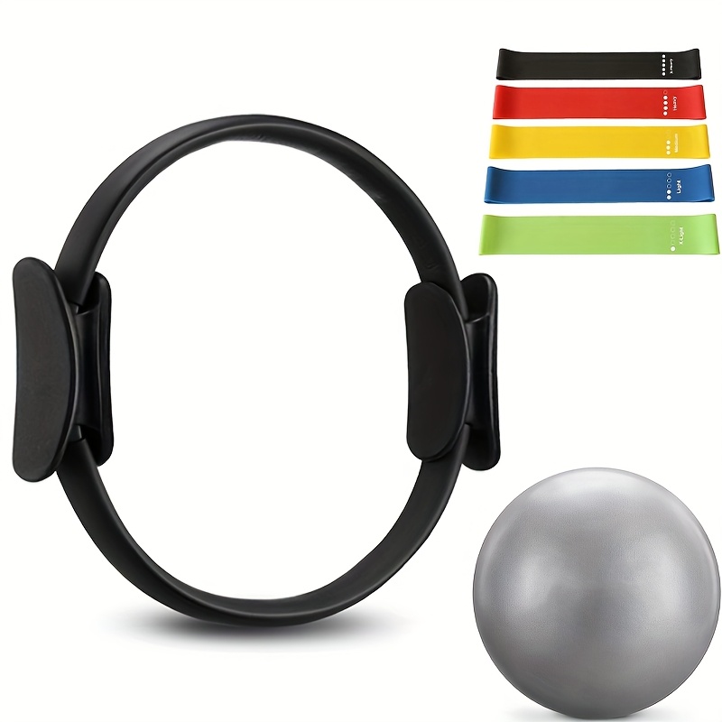 Pilates-Set 13-teilig Für Frauen | Mit Pilates-Ring, Yoga-Ball, Widerstandsbändern & Socken | Heimtraining Für Kraft & Flexibilität