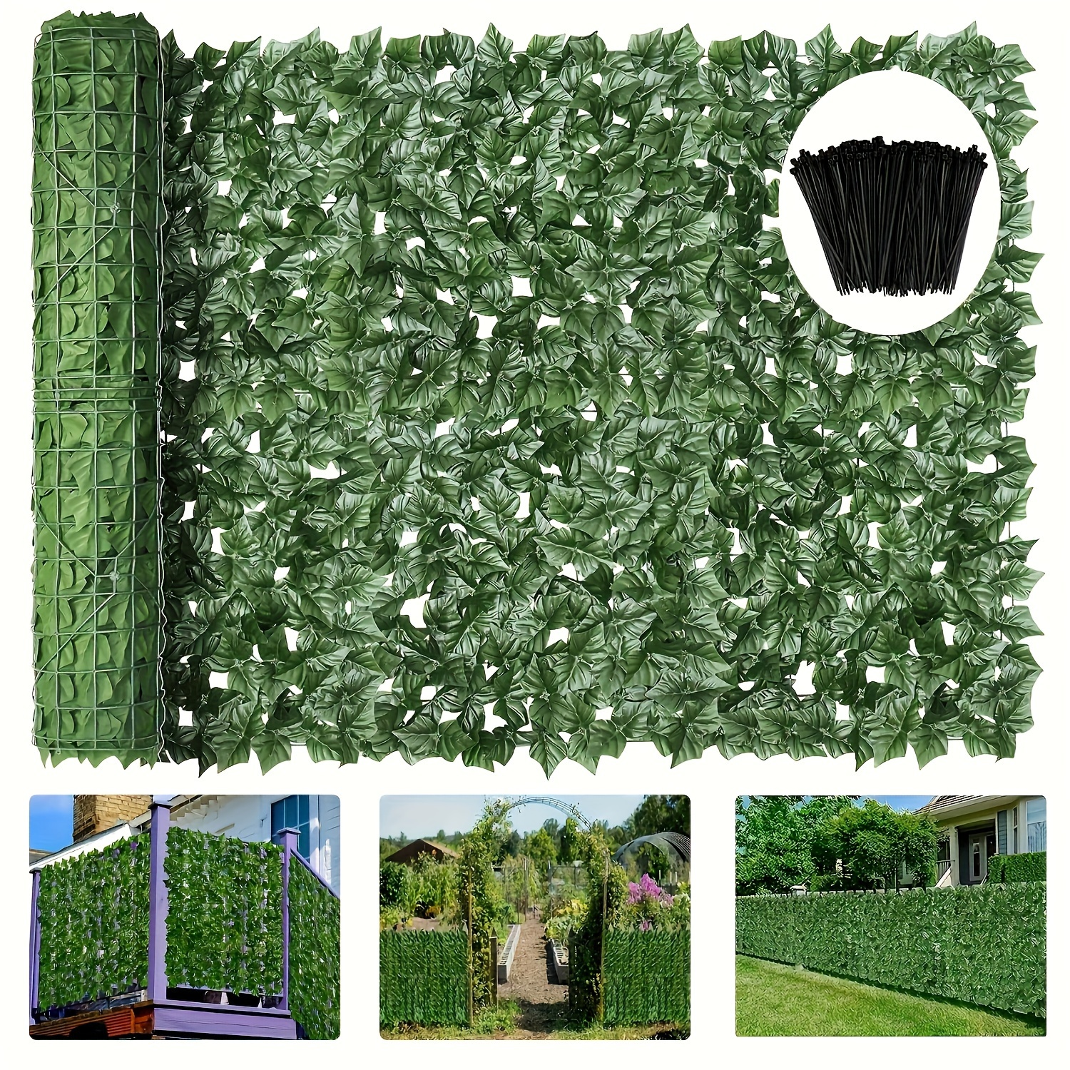 

Nldd Expandable Faux Ivy Privacy Fence – Artificial Hedge Wall For Outdoor Decor, Garden Screening, Wedding Decoration – Versatile Plastic Ivy Leaf Screen, 1 Pc