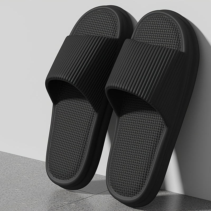 Summer Slippers Flip Flops Man Indoor Home Woman Shoes Eva Soft Soled Slippers Shower Home Slides Couple Non-slip Casual Sandals