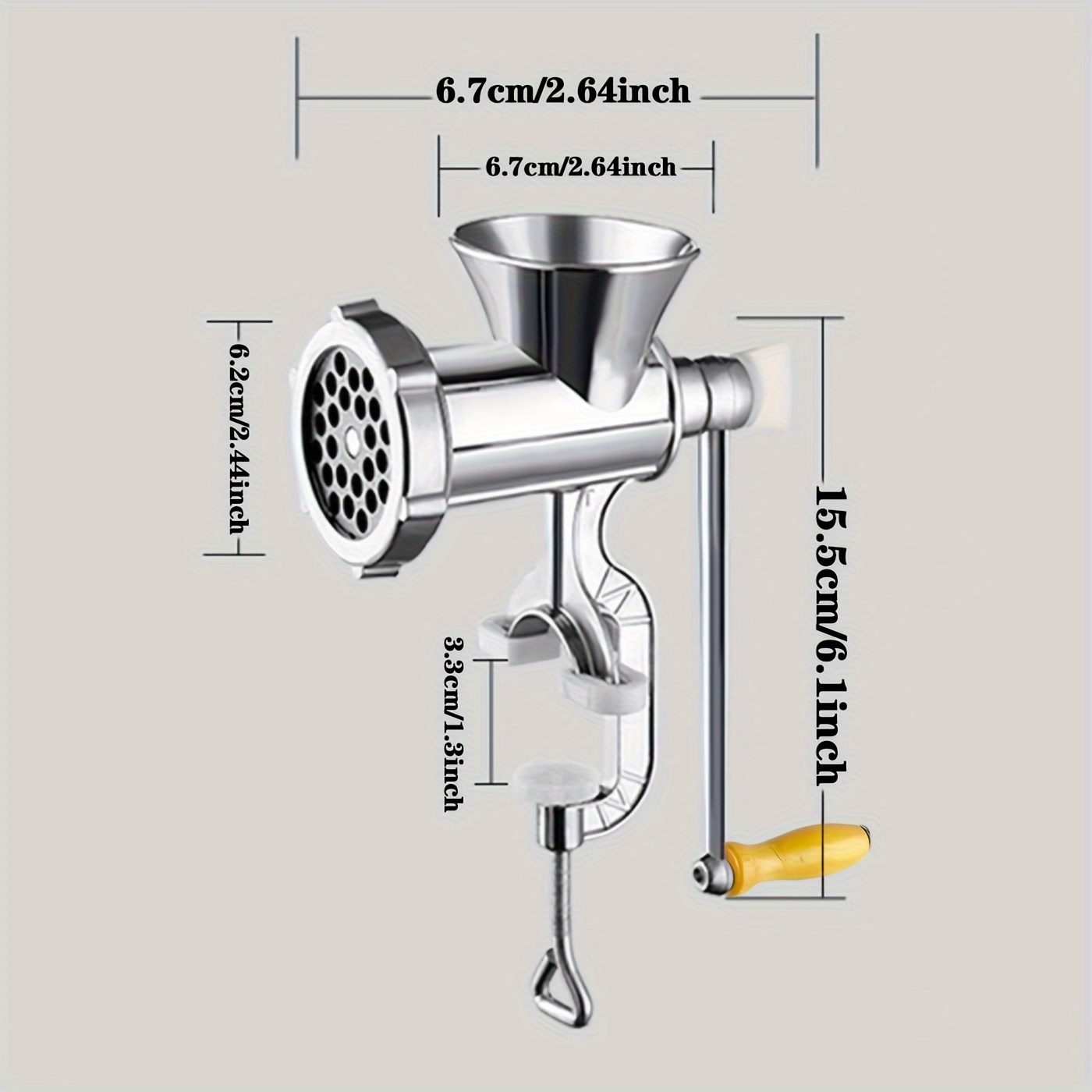practical meat grinder high performance food processor for effortless meat grinding vegetable crushing portable time saving kitchen companion details 5