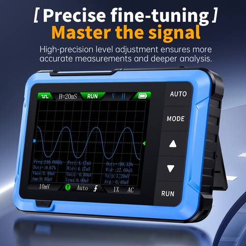 1pc dso510 handheld digital oscilloscope generator 5msa s 1mhz with pmw