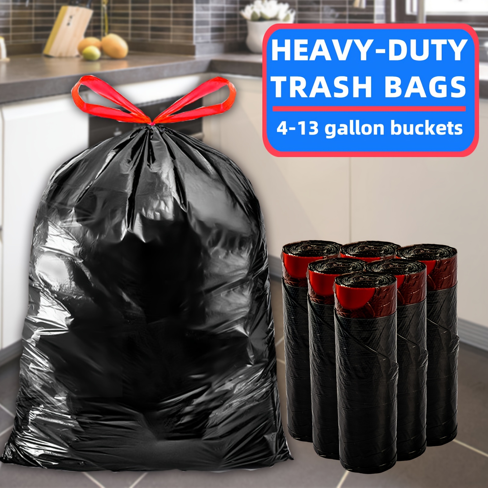 Clear Bags Garbage - Free Shipping On Items Shipped From Temu United Kingdom