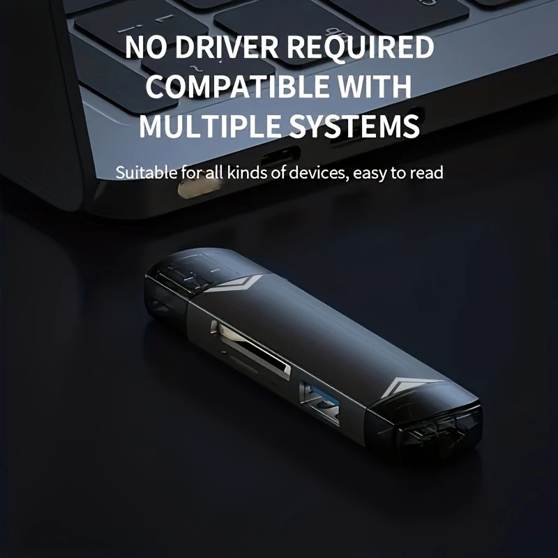 6 in 1 usb 3 0 card reader with 5 high speed data c interface sd tf memory card compatible for smartphones tablets cameras sd card reader for phone details 3