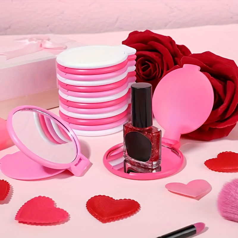 25pcs Portable Folding Hand Mirror Set with Custom Engraving